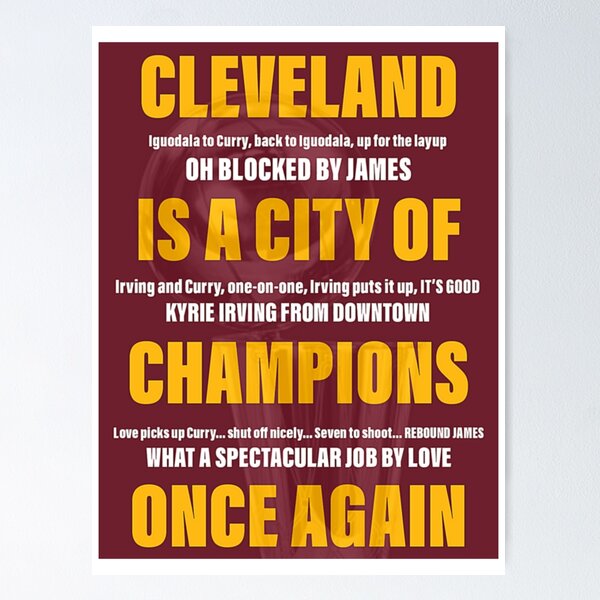 Item preview, Cavaliers 2016 Championship Commemorative designed and sold by PosterLabs.