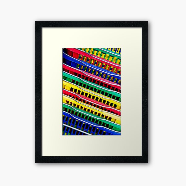 Primary Colors Framed Art Print