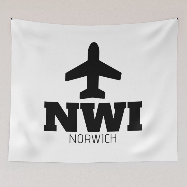 Item preview, NWI - Norwich Airport Code Souvenir designed and sold by juvajay.