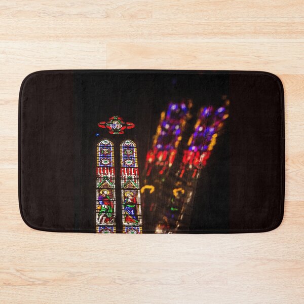 Item preview, France. Montpellier. Cathedral. Stained Glass Window & Reflection. designed and sold by vadim19.