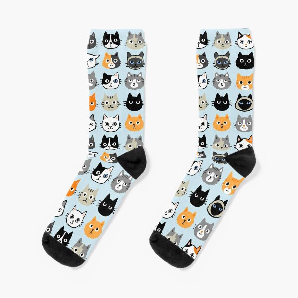 White Cat Socks for Sale