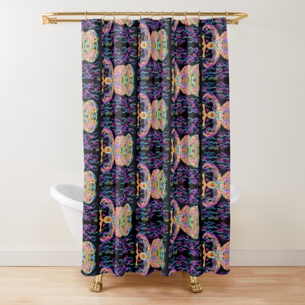 Ichthus fishes Shower Curtain