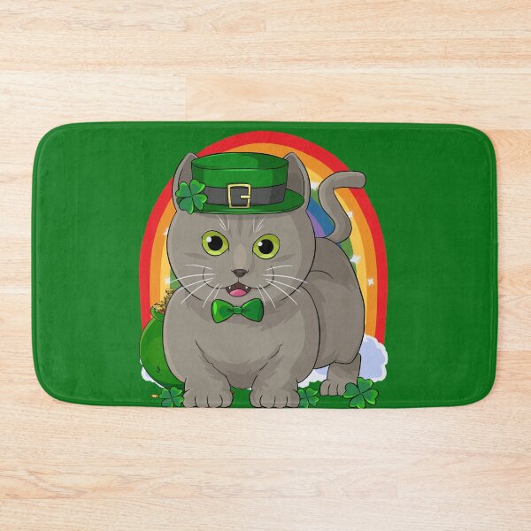 Item preview, Russian Blue Cat Leprechaun St. Patricks Day  designed and sold by Nosek1ng.