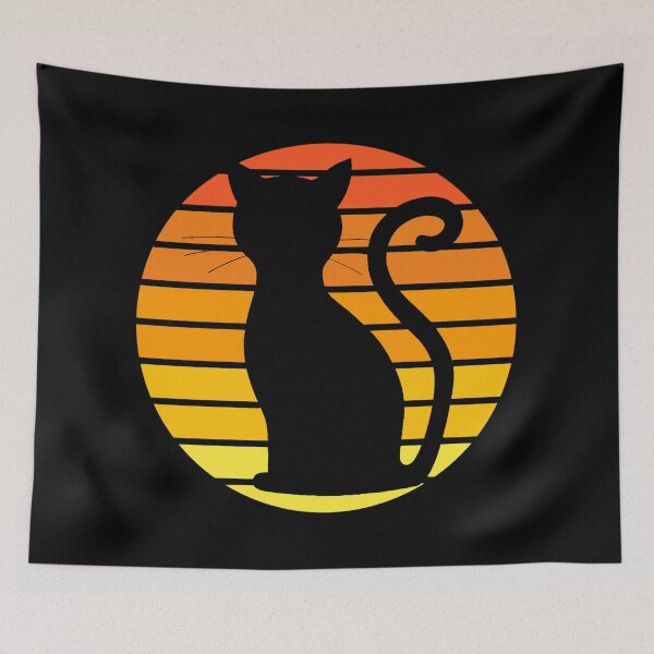 Item preview, Funny Cat Retro Style designed and sold by BHZMAGIC.