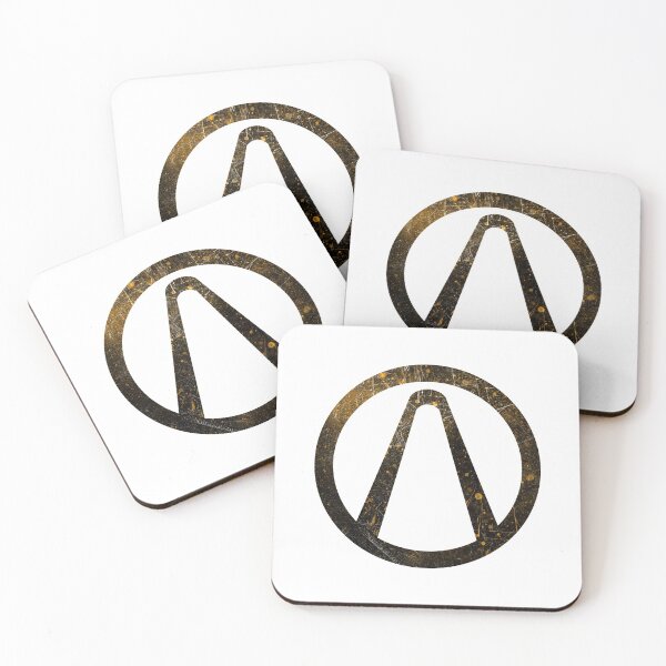 Vault Logo distressed Coasters (Set of 4)