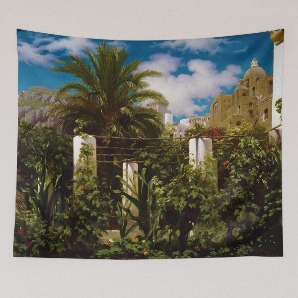 Item preview, Garden of an Inn, Capri by Frederic Leighton (1859) designed and sold by allhistory.