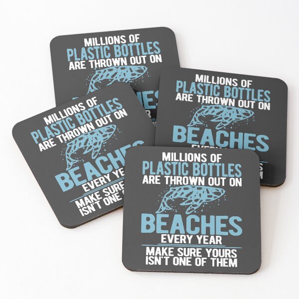 Item preview, Millions of Plastic Bottles Thrown on Beaches Protest Gift designed and sold by Maljonic.