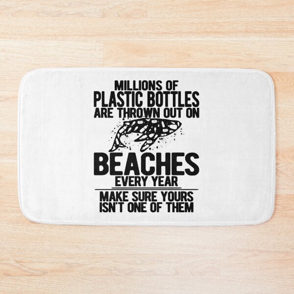 Item preview, Millions of Plastic Bottles Thrown on Beaches Protest Gift designed and sold by Maljonic.