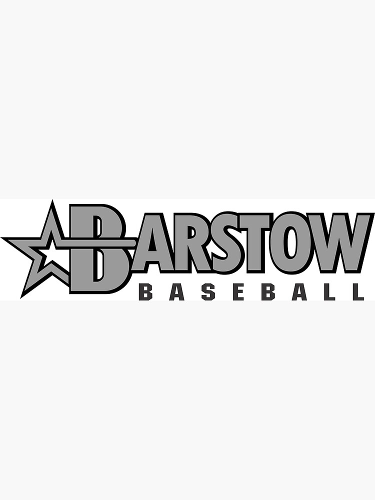 "Barstow Baseball FULL" Sticker for Sale by ghostlyvenom Redbubble