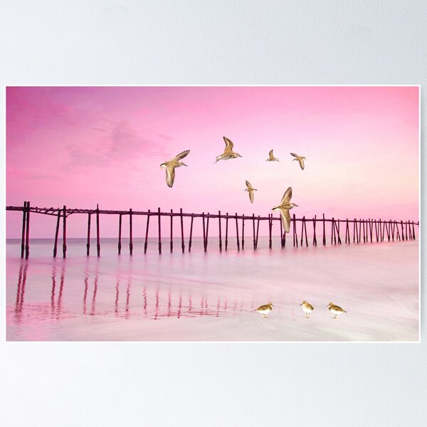 Item preview, Sandpiper Birds at Sunset designed and sold by FineArtography.