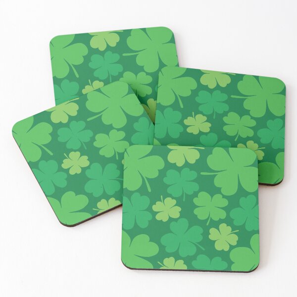 Item preview, Lucky 4 Leaf Clover Pattern designed and sold by Design Minds Boutique.