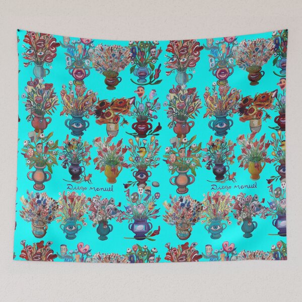 Item preview,  Flowers flowers tapiz 6 designed and sold by Diego Manuel Rodriguez.