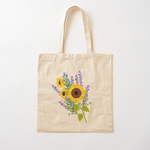 One Handle Hobo Bag - Sunflower on Wood