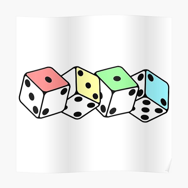 Pastel Dice - ACAB/1312 Poster
