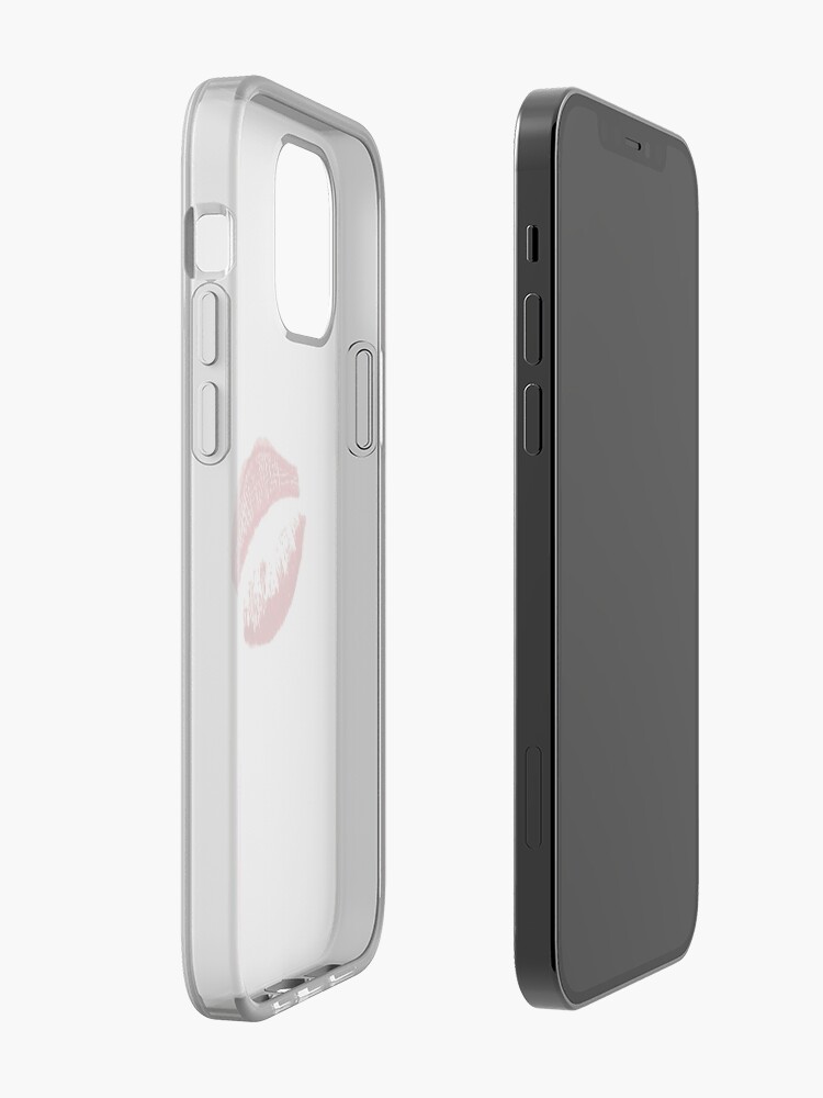 Alternate view of Kissing mouth in greeting iPhone Case