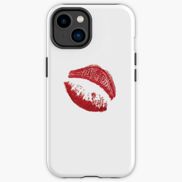 Kissing mouth in greeting iPhone Tough Case