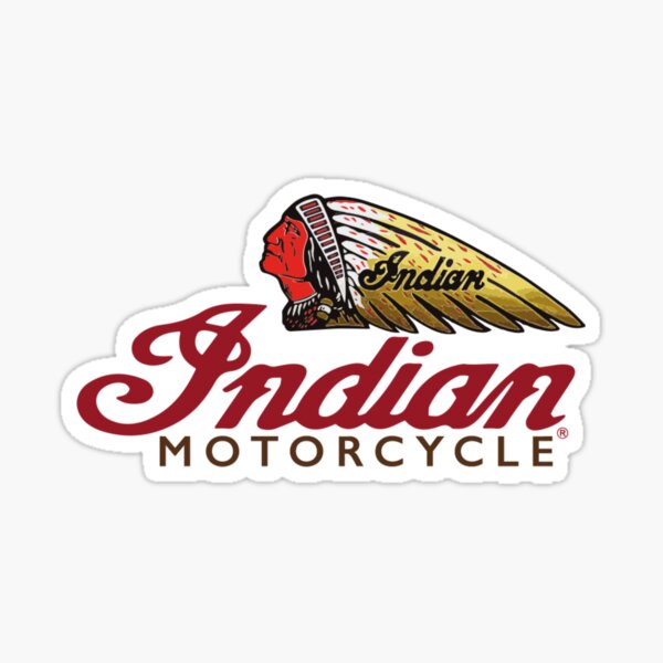 Moto indienne Sticker