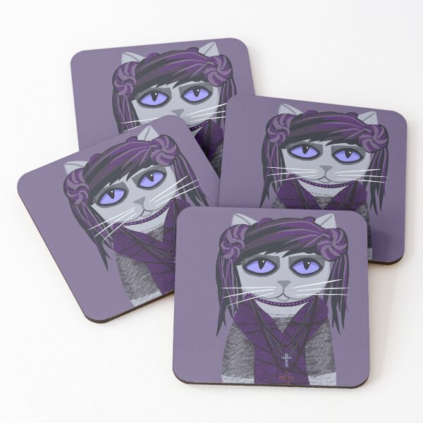 Item preview, Goth Cat designed and sold by MuertoCupcake.