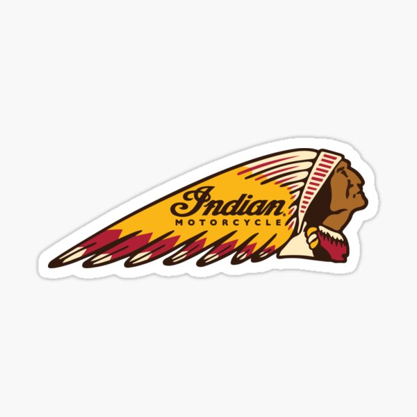 Moto indienne Sticker