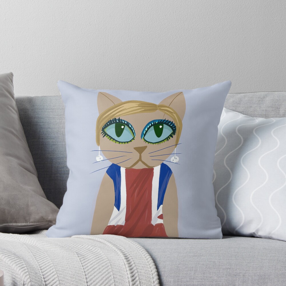 Item preview, Throw Pillow designed and sold by MuertoCupcake.
