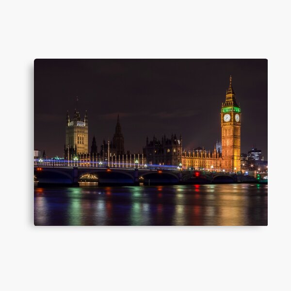 Item preview, London at Night Poster designed and sold by Wickay.