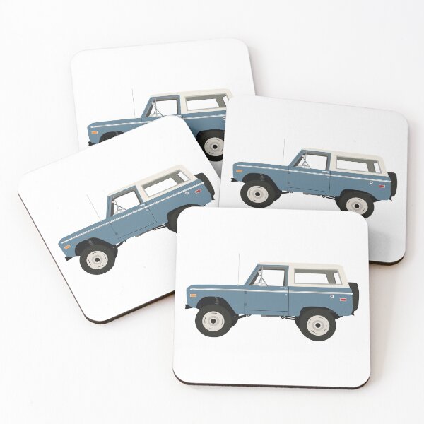 Item preview, Vintage Blue Ford Bronco designed and sold by elmma design.