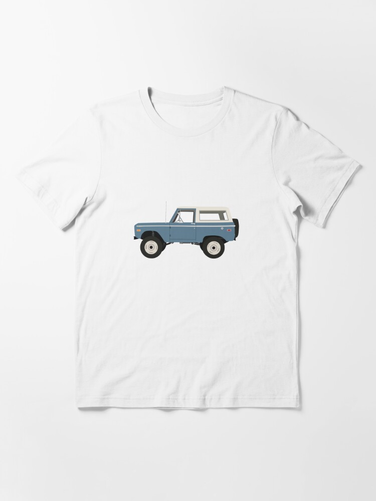 Vintage Green and White Bronco in the Sonora Wilderness Essential T-Shirt  for Sale by brainthought