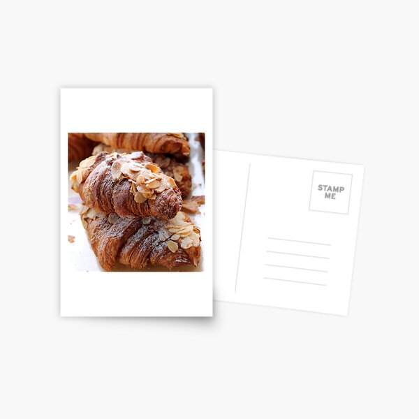 Almond Croissant Postcard