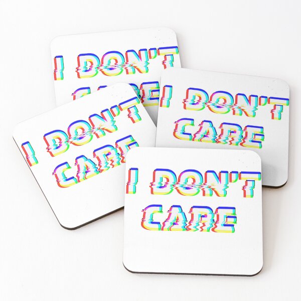 Item preview, I DON'T CARE (GLITCH) designed and sold by husicn87.