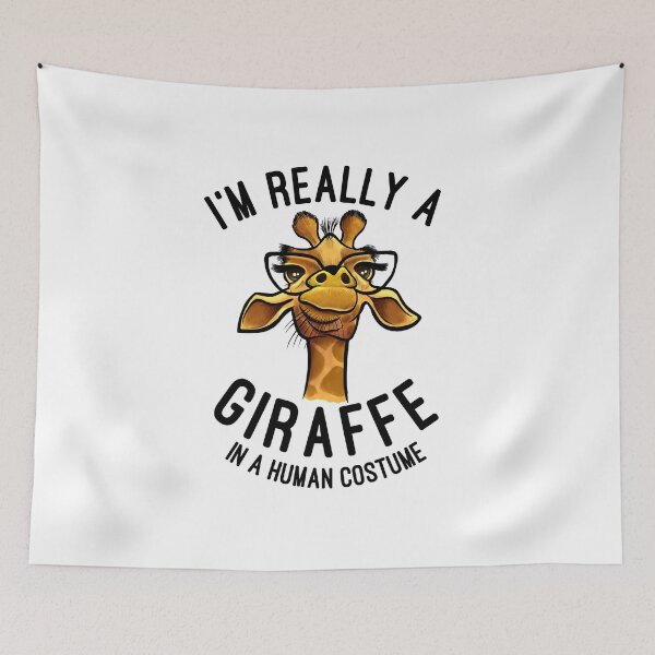 Item preview, I'm Really A Giraffe In A Human Costume Giraffes Lovers  designed and sold by basselelkadi.