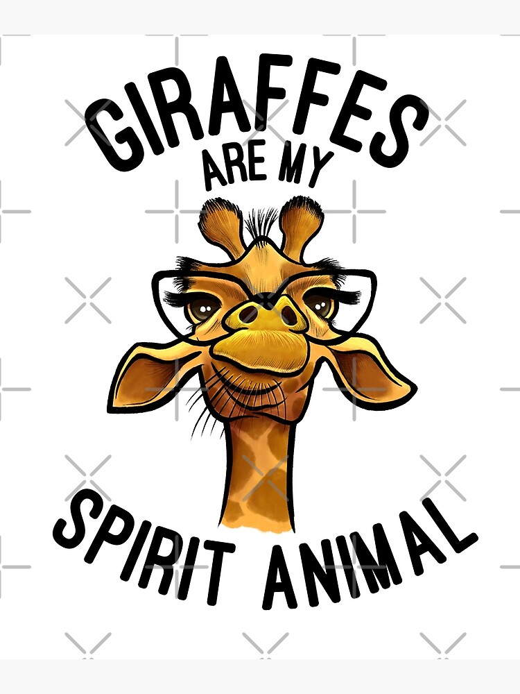 Giraffes Are My Spirit Animal T-Shirt For Giraffe Lovers