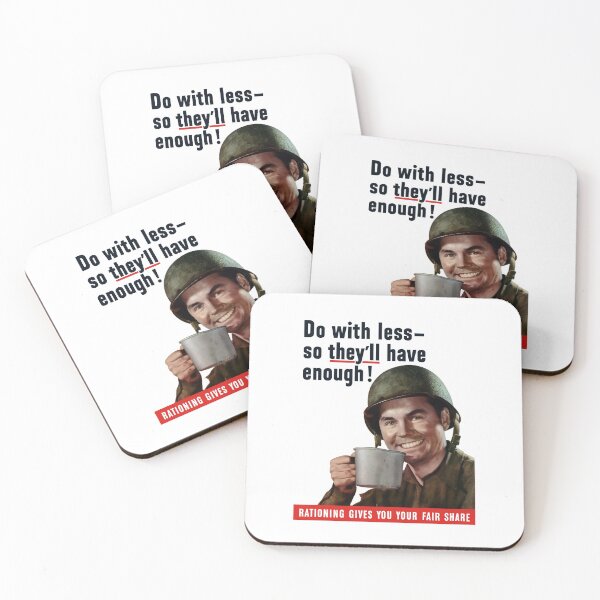 Item preview, Do With Less So They'll Have Enough - WW2 designed and sold by warishellstore.