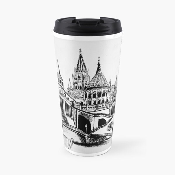 Matthias church, Budapest Castle Travel Mug