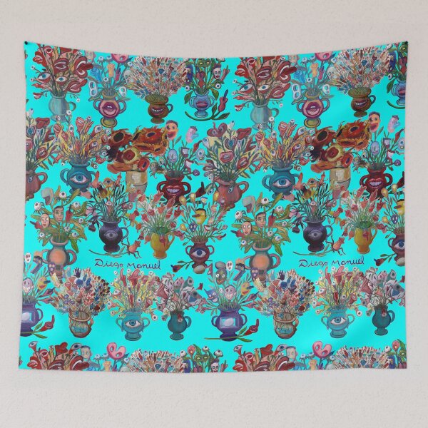 Item preview, Flowers flowers tapiz 7 designed and sold by Diego Manuel Rodriguez.