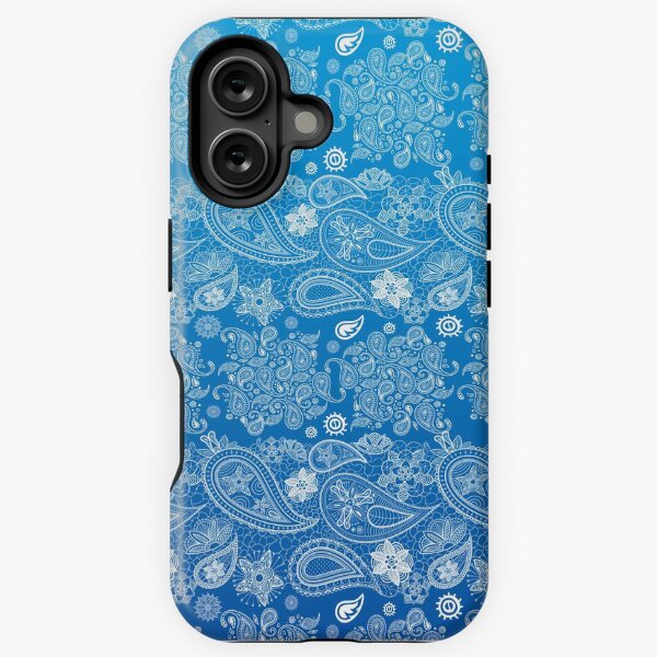 Item preview, Paisley blue floral design designed and sold by teehuggers.