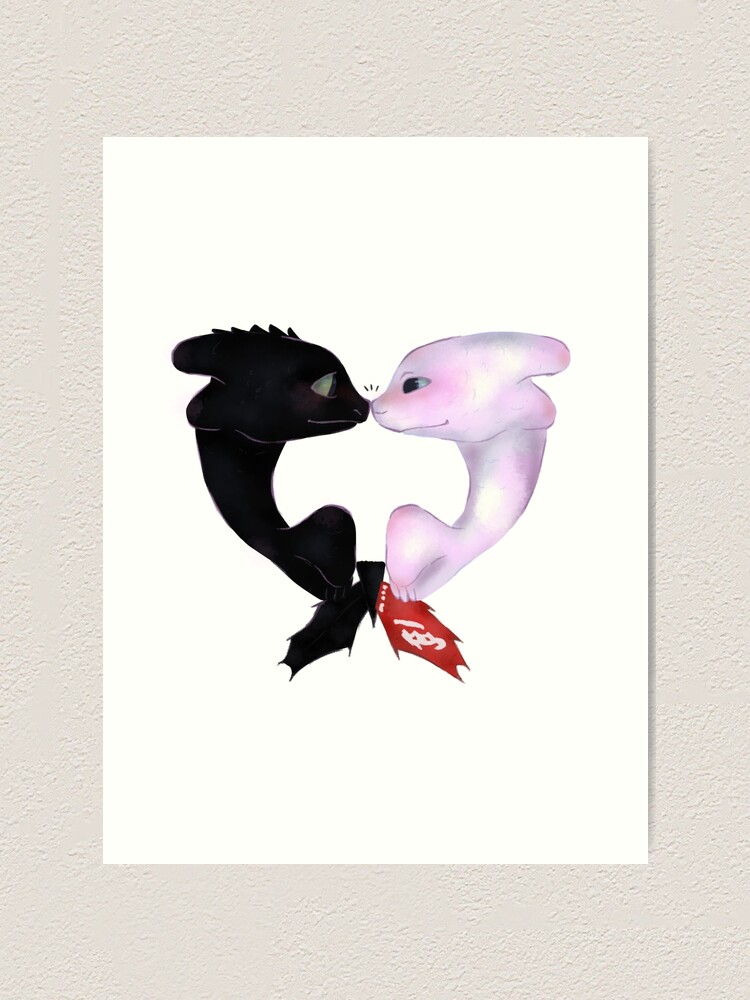 "How to train your dragon" Art Print by Rosbel Redbubble