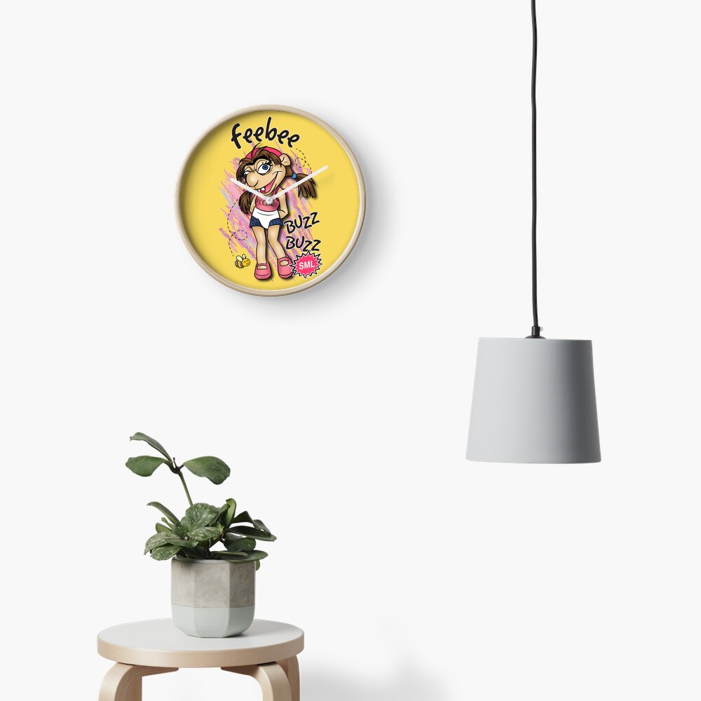 Feebee Jeffy's Sister - SML Funny Clock for Sale Customos | Redbubble
