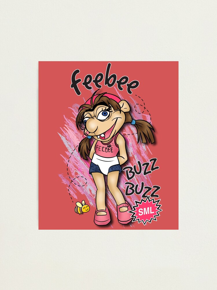 Impression photo for Sale avec l'œuvre « Feebee Jeffy Sister - SML Funny  Design » de l'artiste ONEL LOPEZ