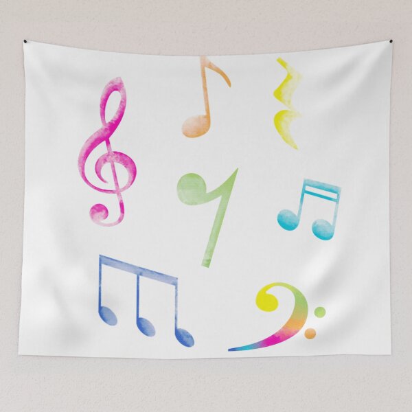 Item preview, Watercolor Music Notes designed and sold by isacaste.