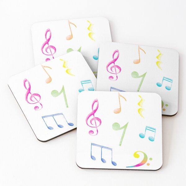 Item preview, Watercolor Music Notes designed and sold by isacaste.