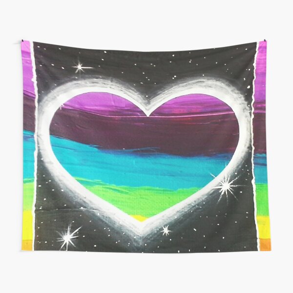 A Heart Of Many Colours Tapestry