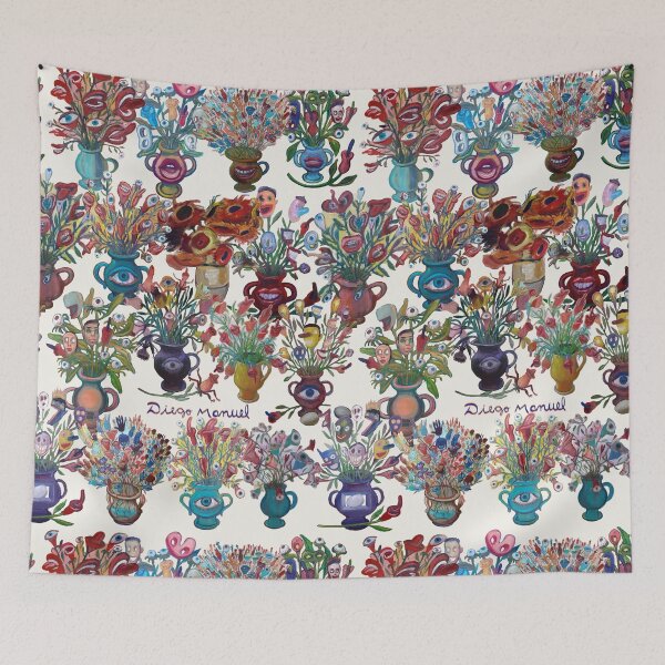Item preview, Flowers flowers tapiz 8 designed and sold by Diego Manuel Rodriguez.