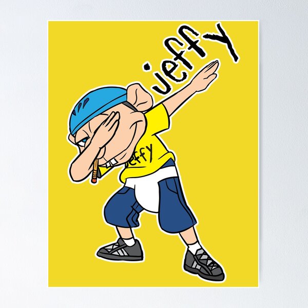 Poster for Sale avec l'œuvre « SML Jeffy » de l'artiste Crazycrazydan