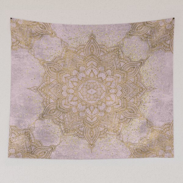 Item preview, rose gold mandala bohemian wallart designed and sold by Bloomery Decor.