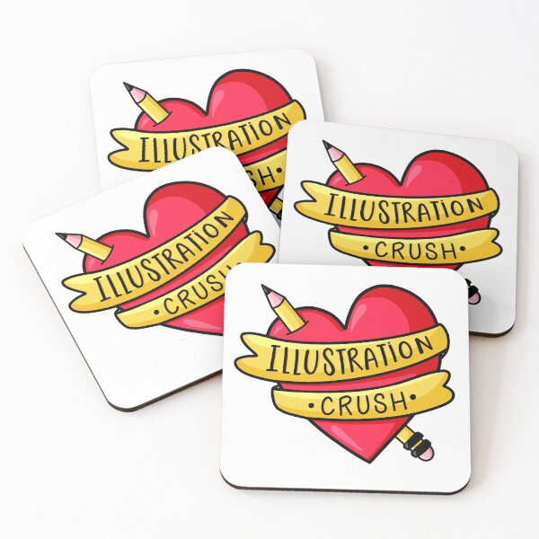 Item preview, Illustration Crush. Valentines for Artist. Designers Love designed and sold by orichalbaud.