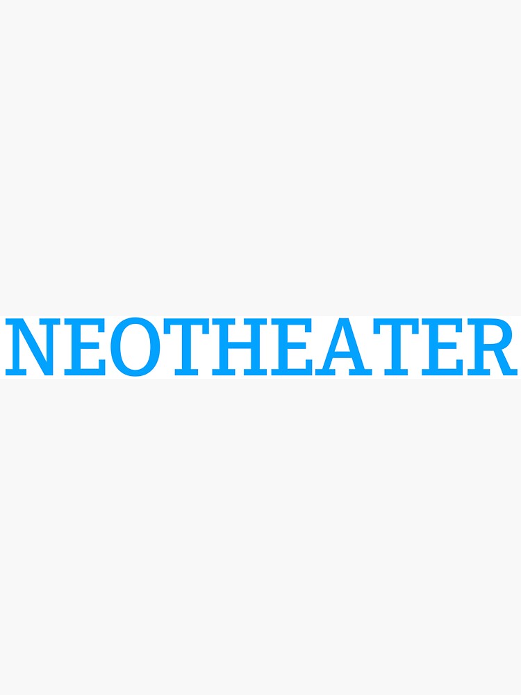 Ajr Neotheater Album Sticker By Johnritch Redbubble