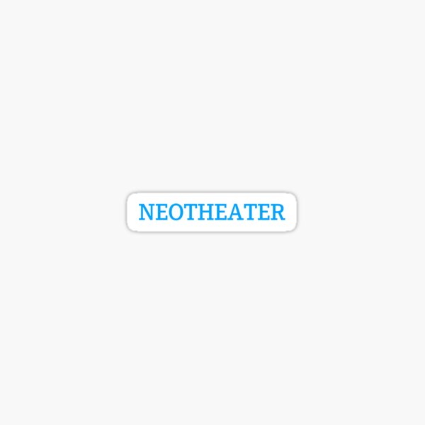 Ajr Neotheater Album Sticker By Johnritch Redbubble