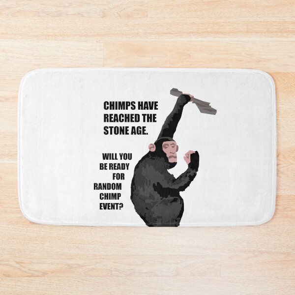 Item preview, PRIMATES HAVE REACHED THE STONE AGE WILL YOU BE READY FOR RANDOM CHIMP EVENT POSTER DESIGN  designed and sold by RANDOM CHIMP EVENT official.