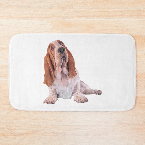 Item preview, Drawing funny dog Basset Hound designed and sold by bonidog.