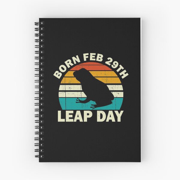 Item preview, Leap Year February 29 Birthday Frog Vintage | Retro Sunset designed and sold by uFit.